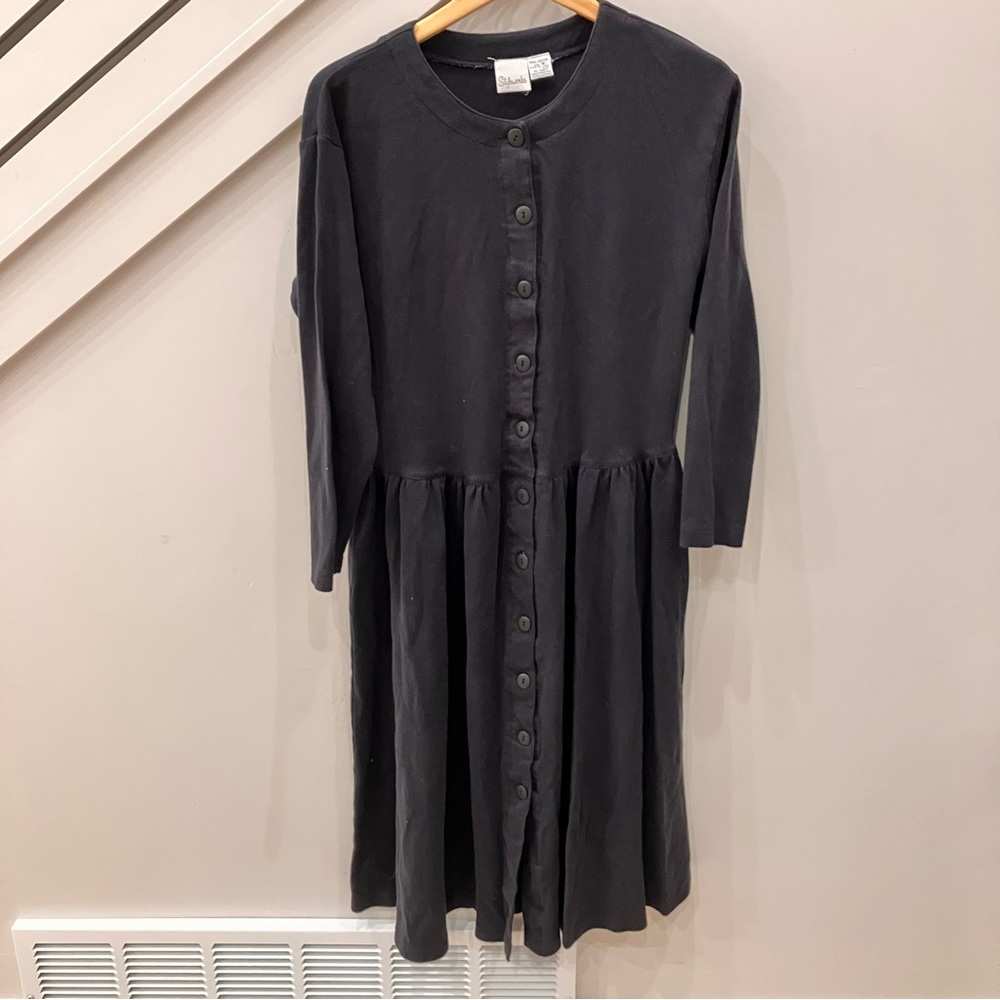 Navy vintage dress